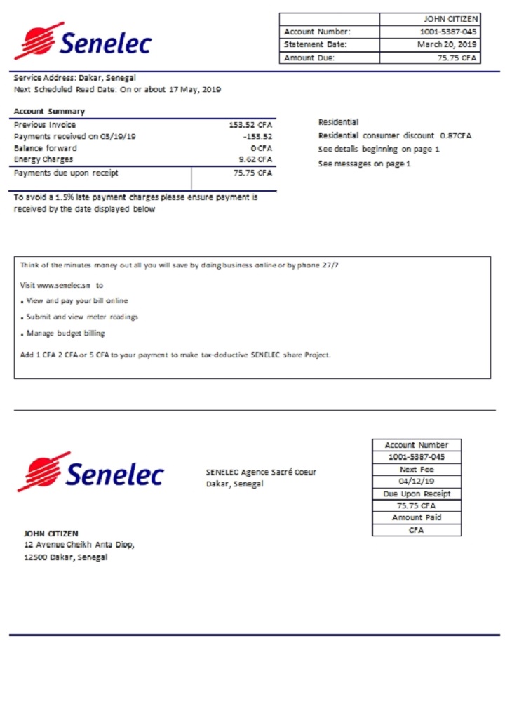  Minol USA business utility bill 